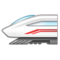 High-Speed Train emoji on Samsung